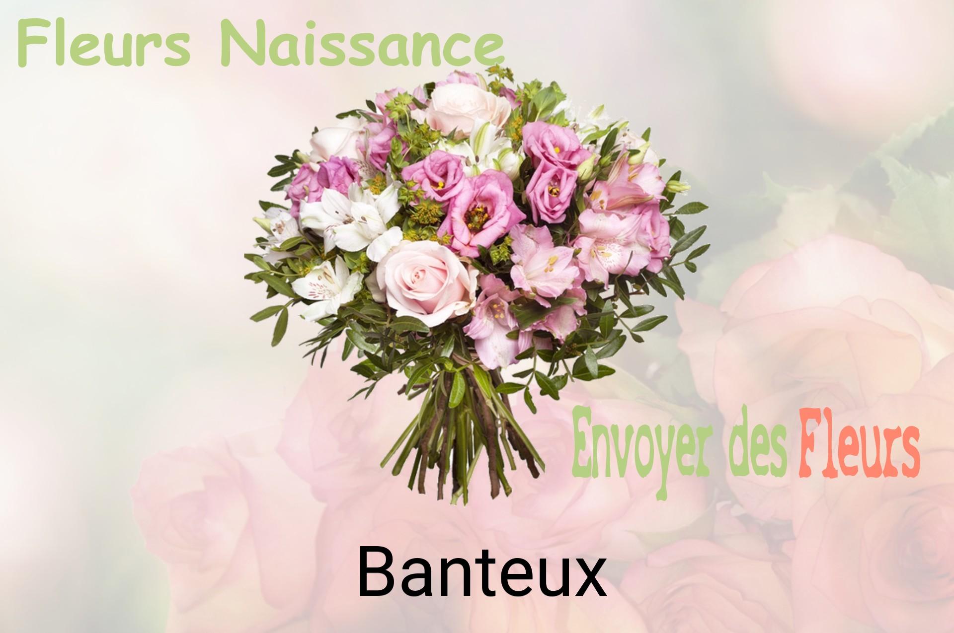 Bouquet de fleurs de naissance livré à Banteux